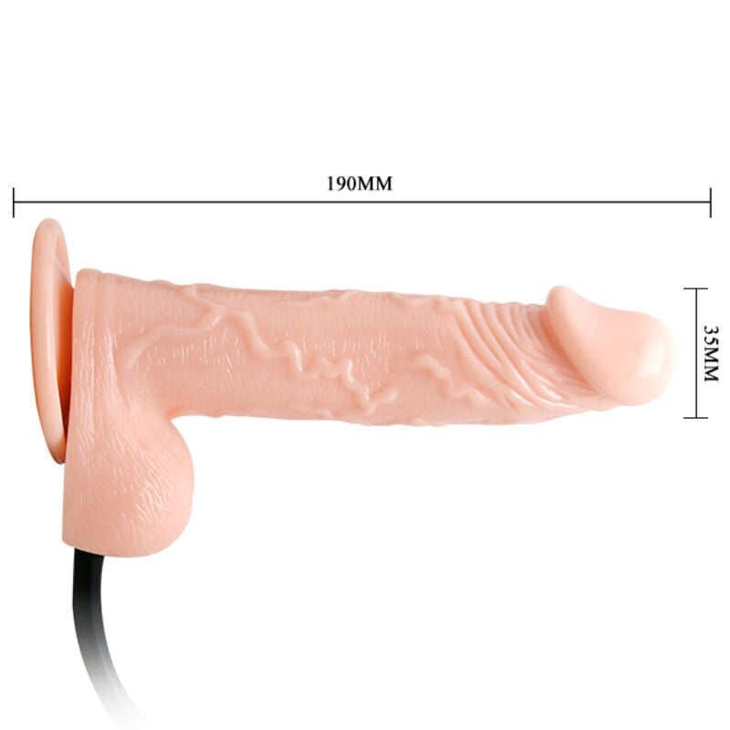 Dance Realistic - Inflatable Dildo With Suction Cup 15 CM — Skin TPR