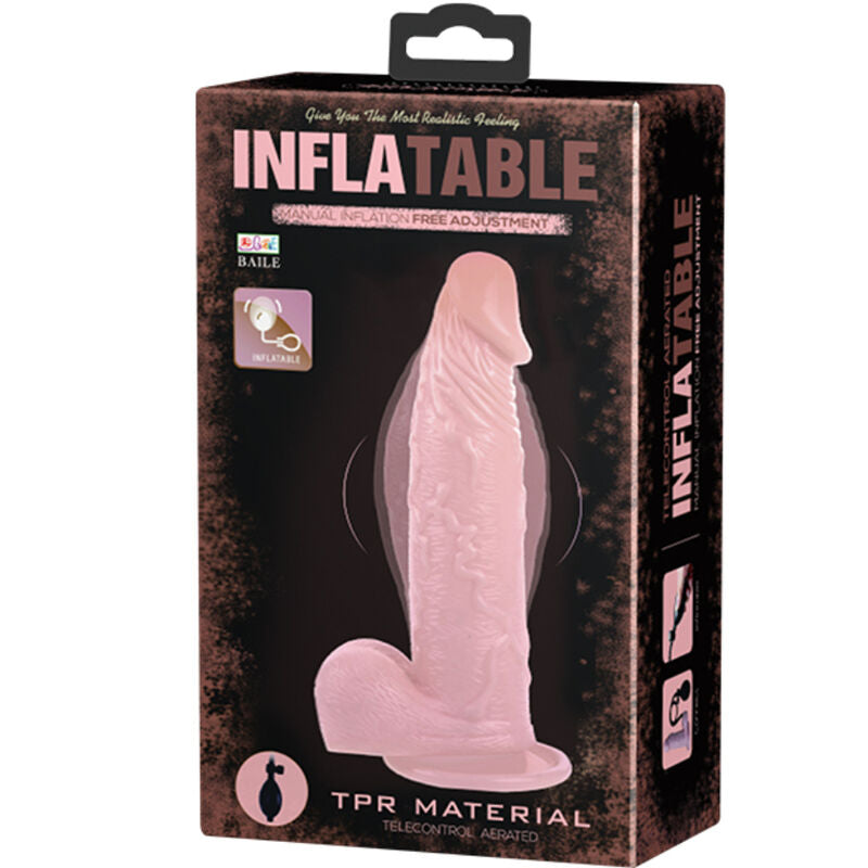 Dance Realistic - Inflatable Dildo With Suction Cup 15 CM — Skin TPR