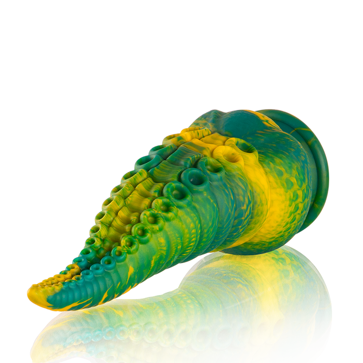Cetus Green Tentacle Dildo Large Size — Green silicone