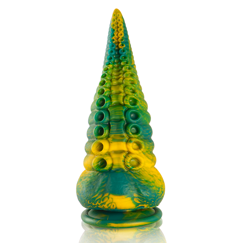 Cetus Green Tentacle Dildo Large Size — Green silicone