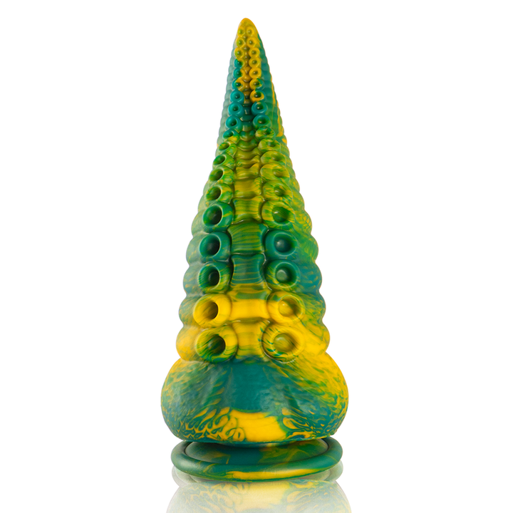 Cetus Green Tentacle Dildo Large Size — Green silicone