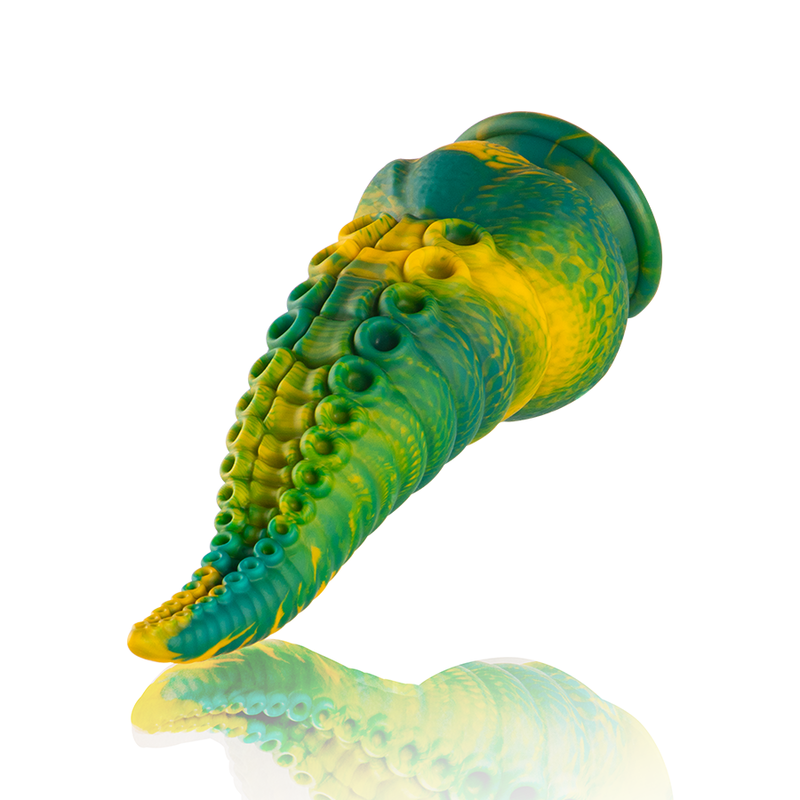 Cetus Green Tentacle Dildo Large Size — Green silicone