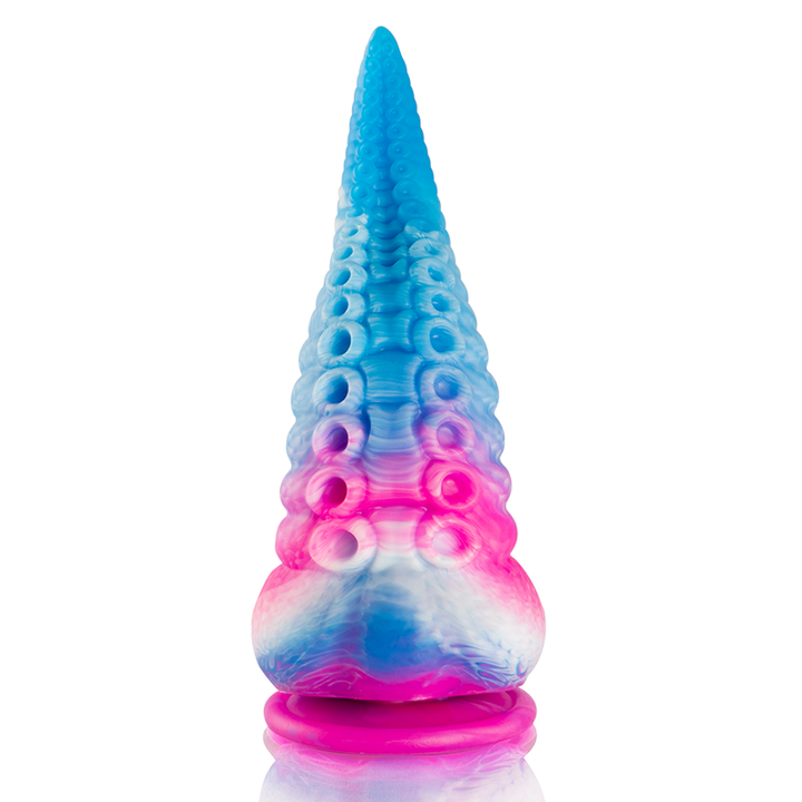 Phorcys Blue Tentacle Dildo Big Size — Blue silicone
