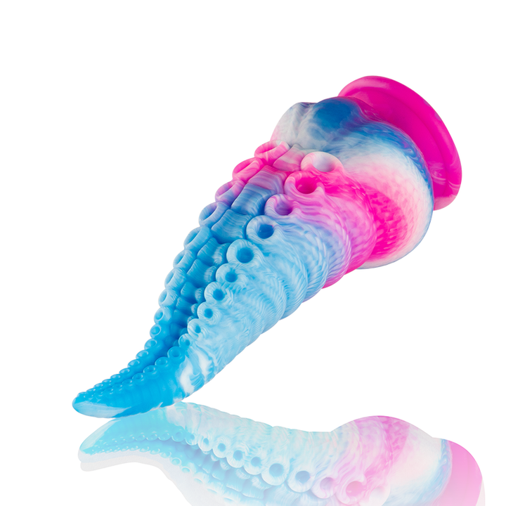 Phorcys Blue Tentacle Dildo Big Size — Blue silicone
