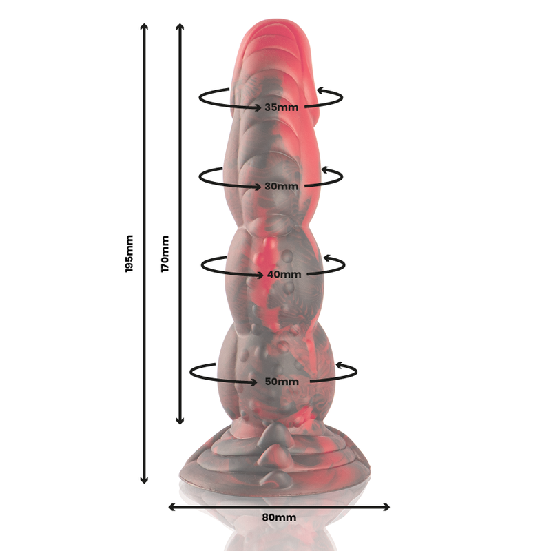 Epic - Ares Dildo Fighting Passion — Red