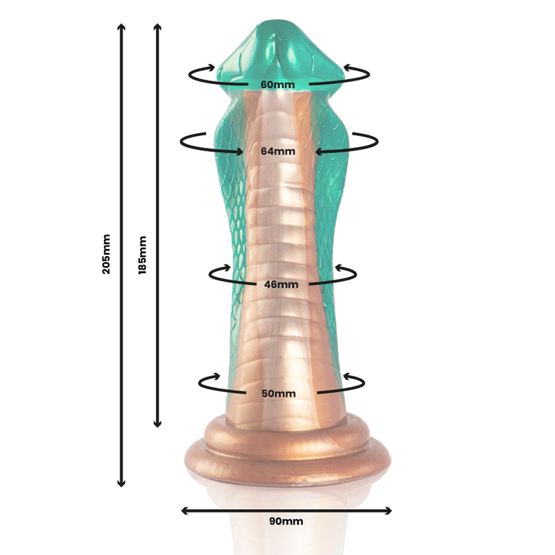 Epic - Python Dildo Cobra Green — Green