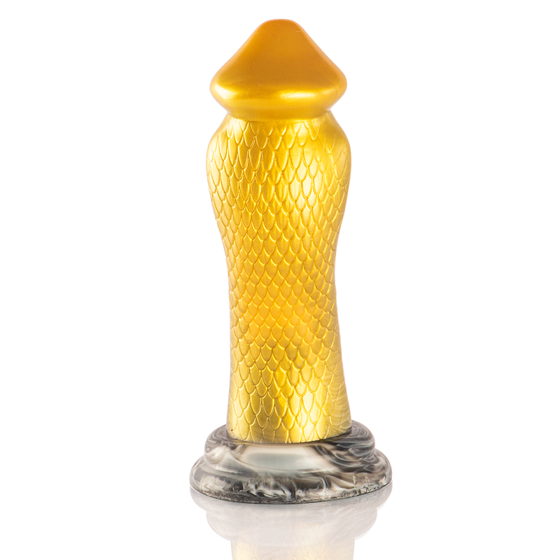 Epic - Drakon Dildo Yellow Cobra — Gold