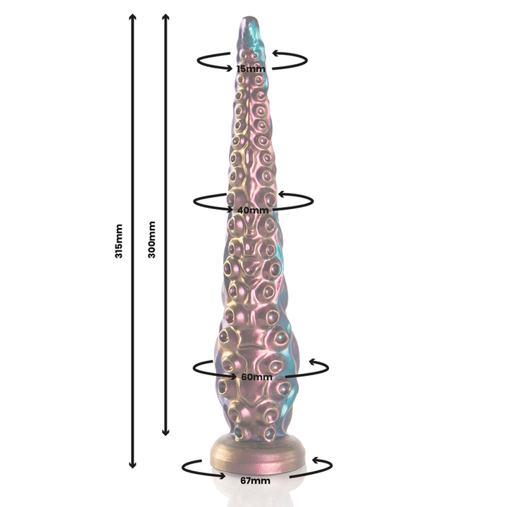 Epic - Charybdis Fine Tentacle Dildo Large Size — Purple
