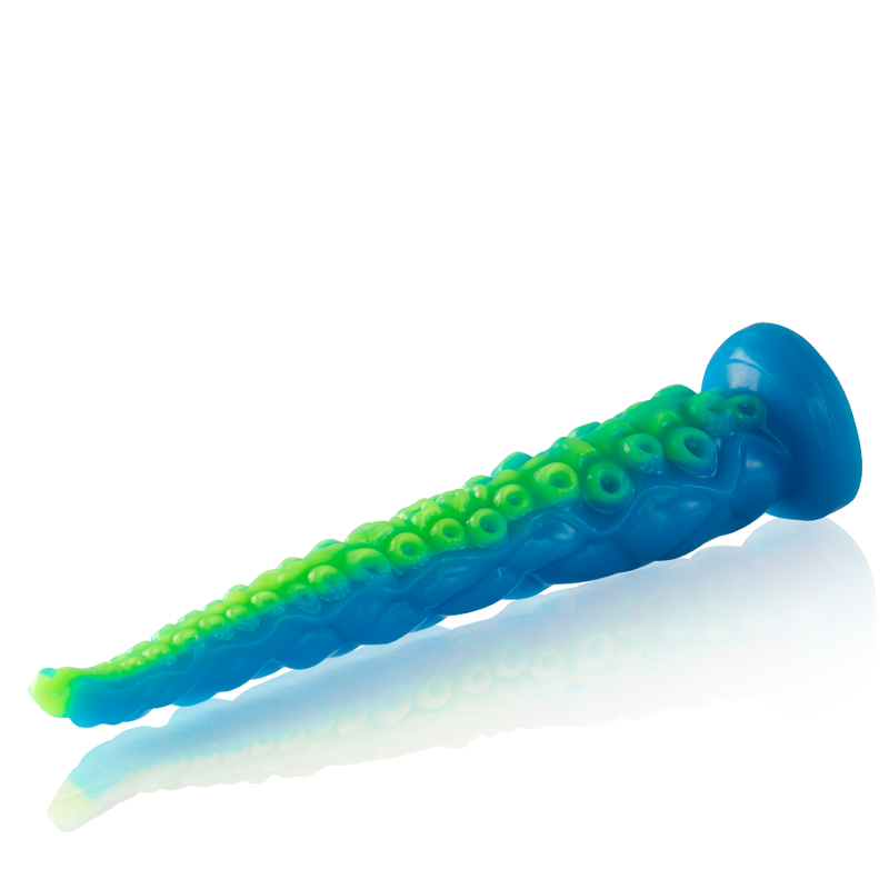 Epic - Scylla Fluorescent Thin Tentacle Dildo Large Size — Green