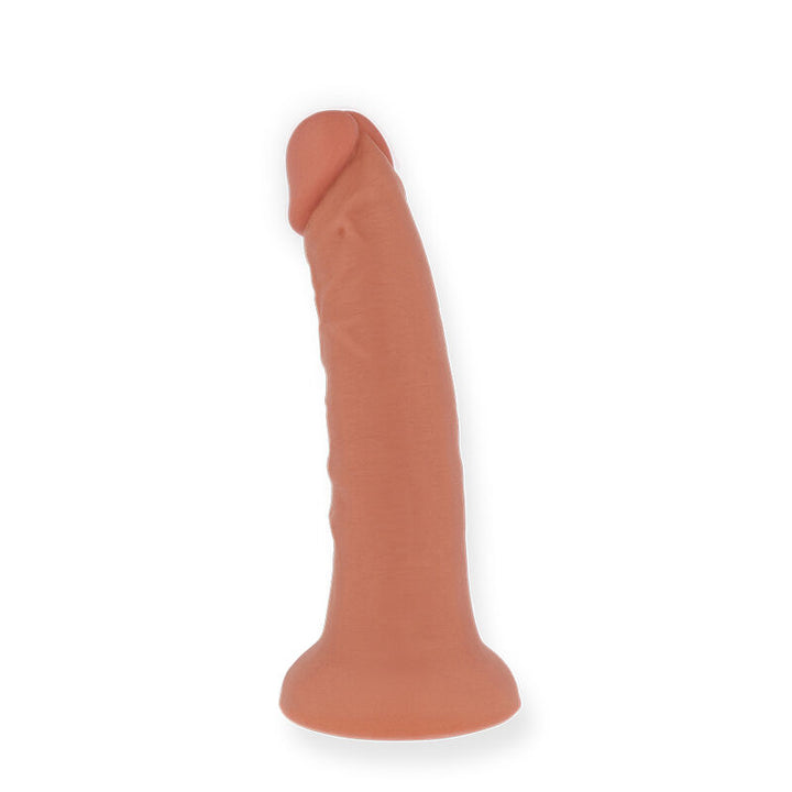 Oninder Medium Bogotá Vibrator Dildo 9 Speeds Natural 20 CM — Skin