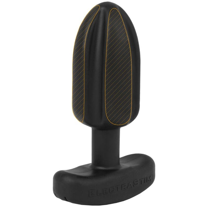 Electrastim Tartarus Anal Plug Quadripolar Silicone Black — Black