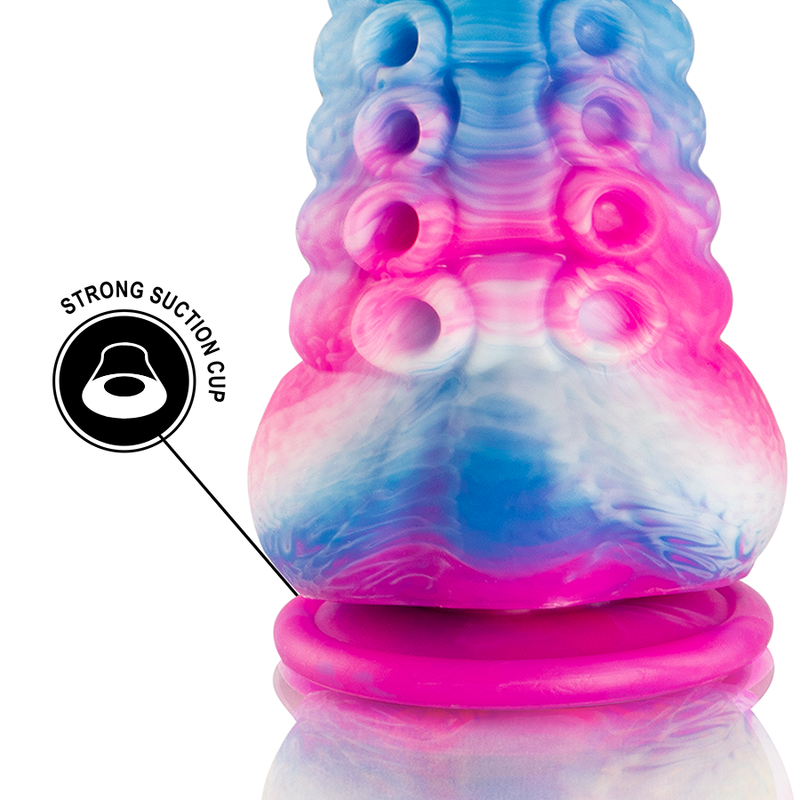Phorcys Blue Tentacle Dildo Big Size — Blue silicone