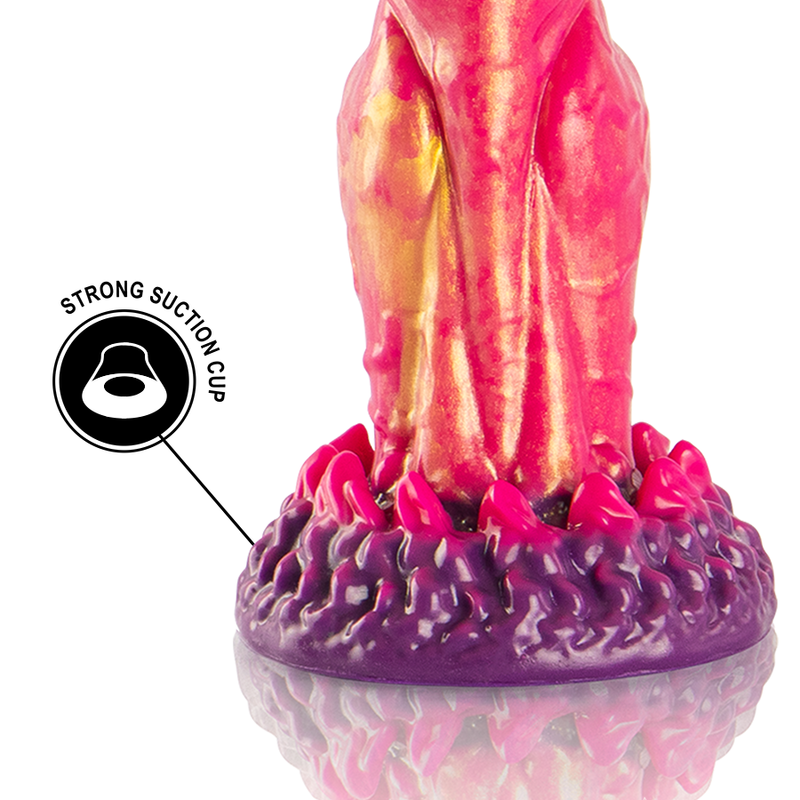 Epic - Cerberus Dildo Mythological Fire — Red