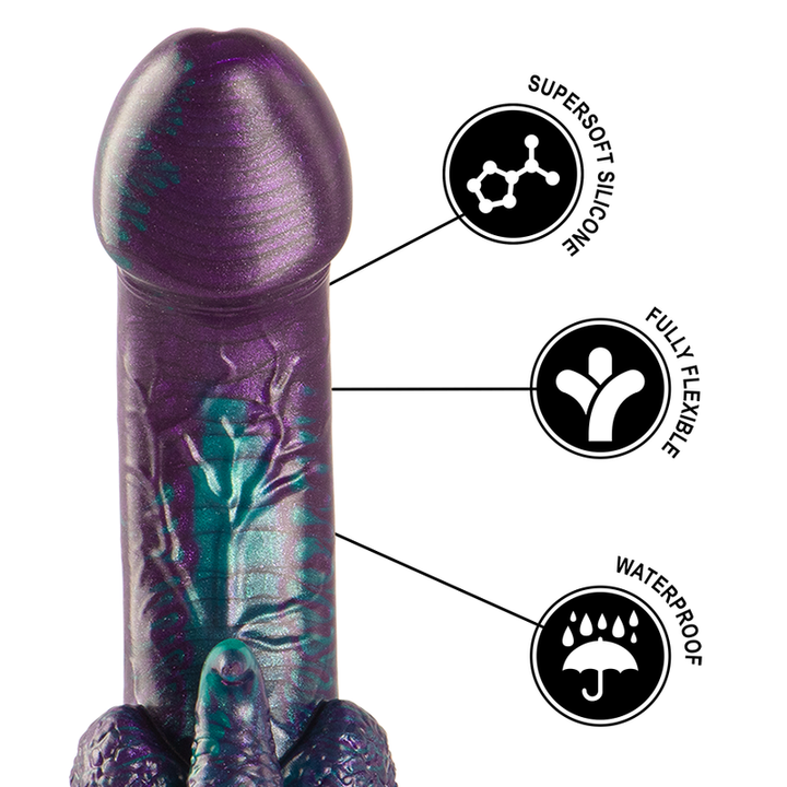 Epic - Basilisk Dildo Double Scaly Pleasure Small Size — Green