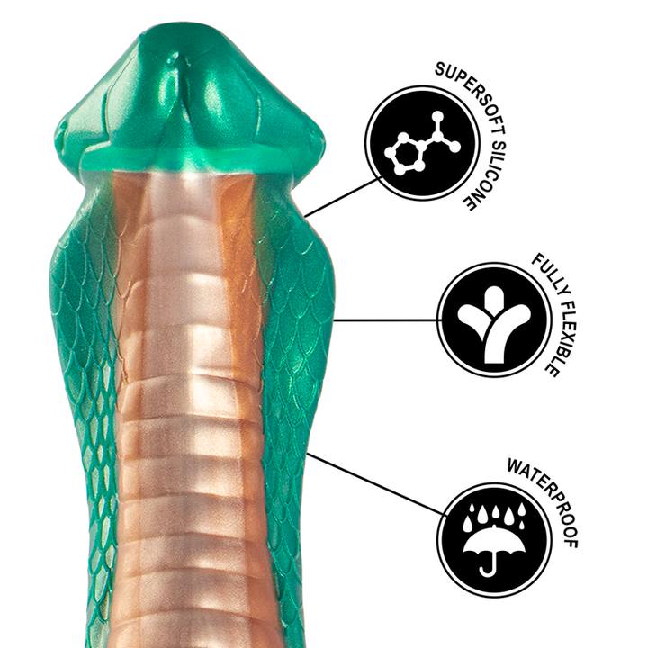 Epic - Python Dildo Cobra Green — Green