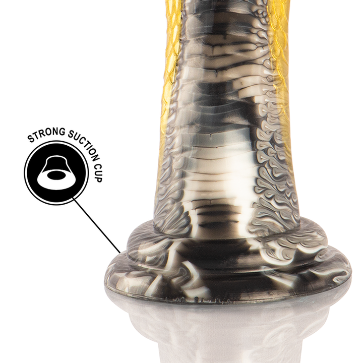 Epic - Drakon Dildo Yellow Cobra — Gold