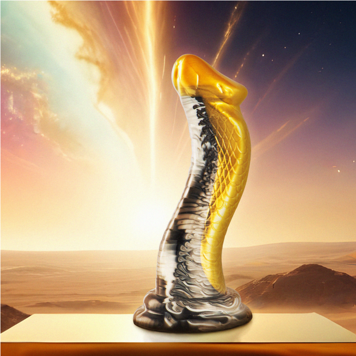 Epic - Drakon Dildo Yellow Cobra — Gold