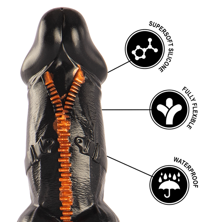 Deimos Dildo Power Of Ecstasy — Red silicone