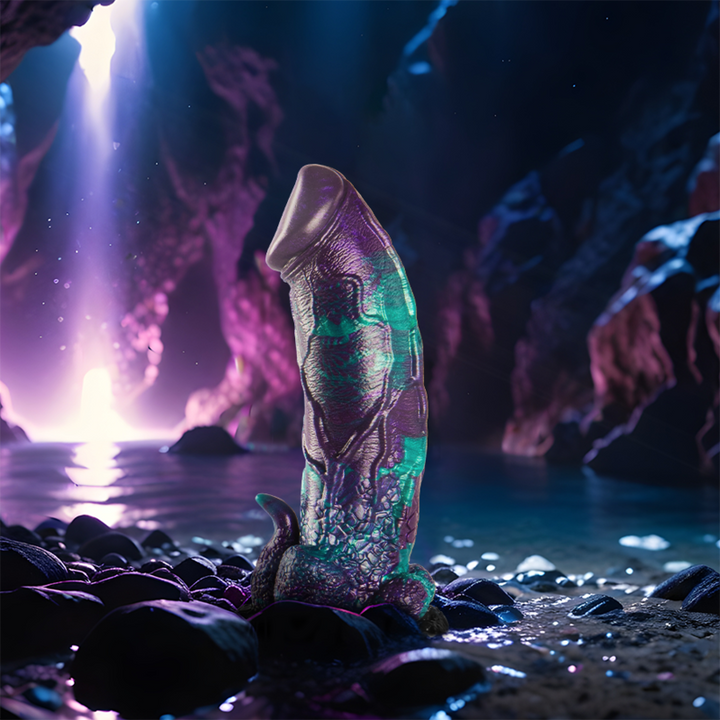Epic - Basilisk Dildo Double Scaly Pleasure Big Size — Purple