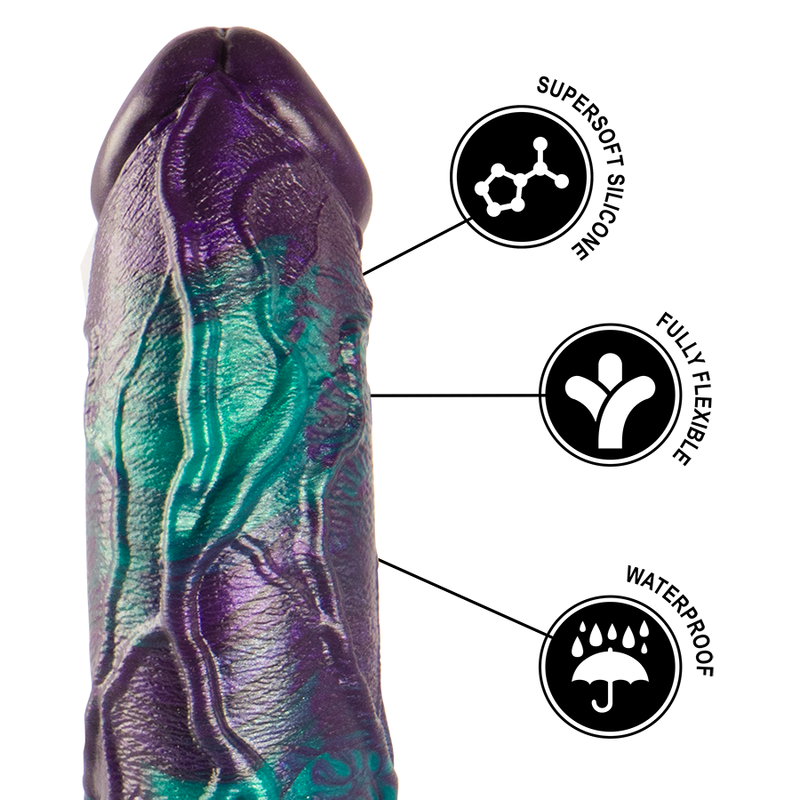 Epic - Basilisk Dildo Double Scaly Pleasure Big Size — Purple