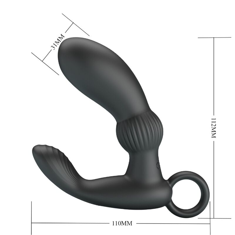 Cayla Anal Vibrator Massager Black — Black