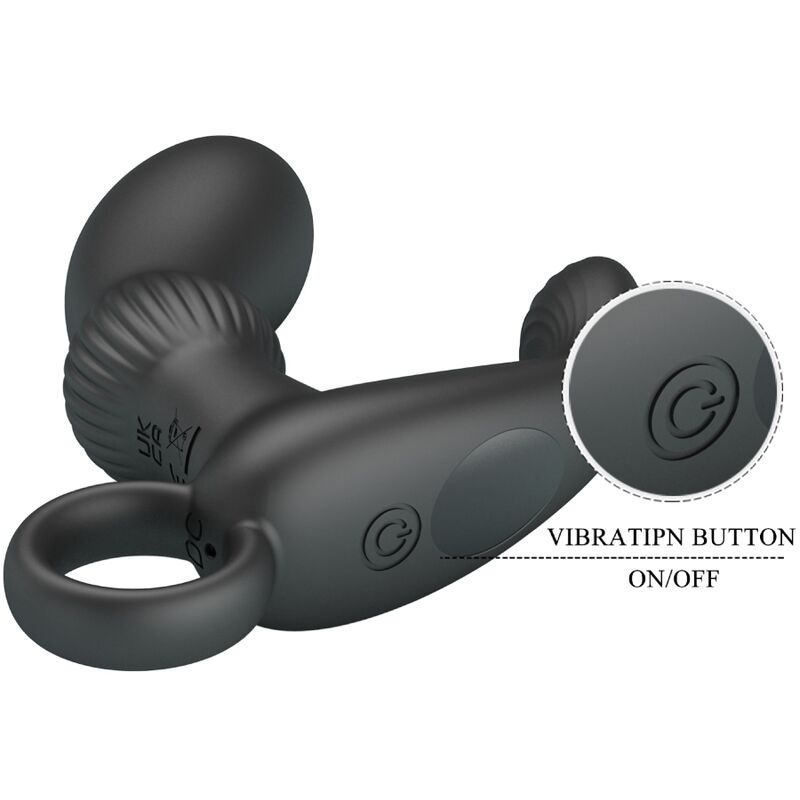 Cayla Anal Vibrator Massager Black — Black