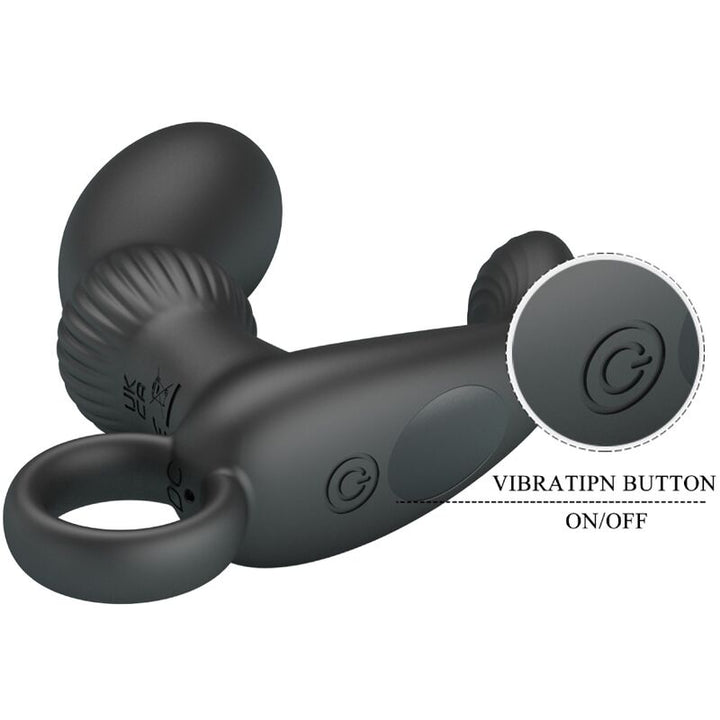 Cayla Anal Vibrator Massager Black — Black