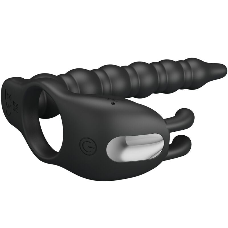 Pretty Love Blackney Penis - Ring With Black Vibrator Plug