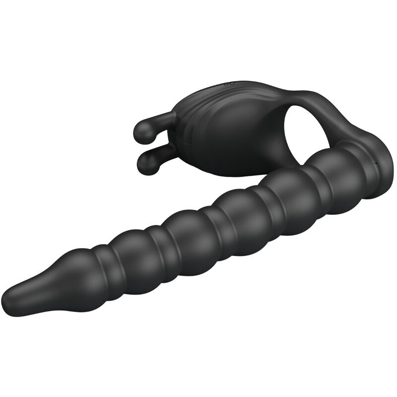 Pretty Love Blackney Penis - Ring With Black Vibrator Plug