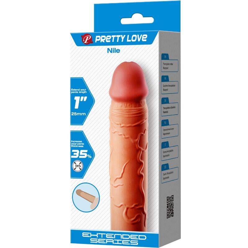 Pretty Love Nile Penis - Extender Cover Flesh