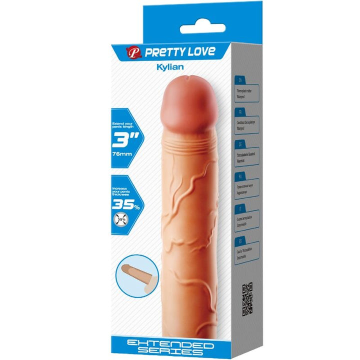 Pretty Love Kylian Penis - Extender Cover Flesh