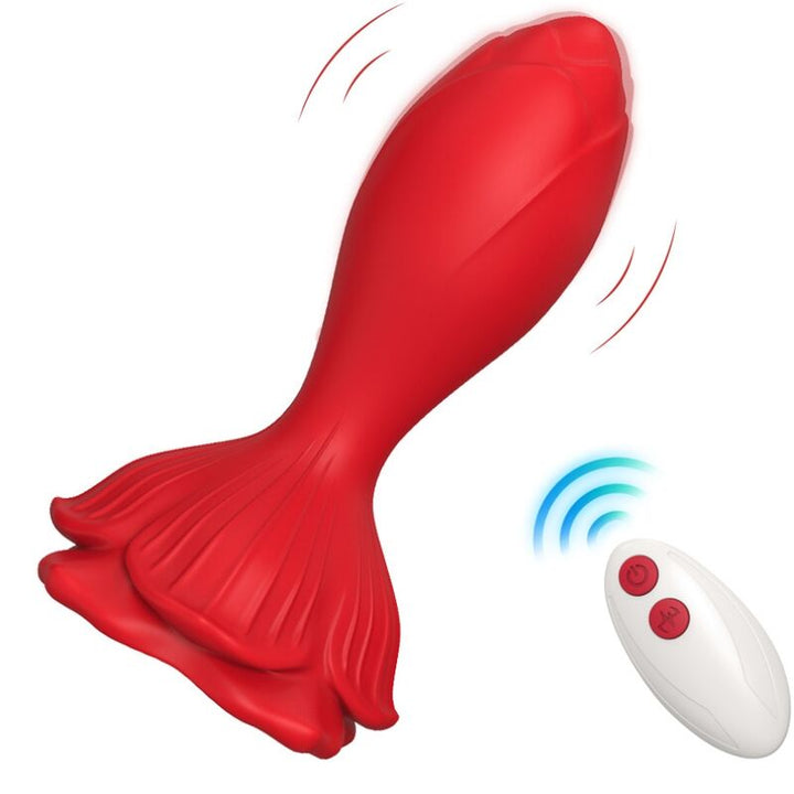 Armony Pink Vibrator Anal Plug Small — Red