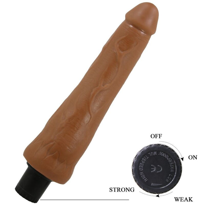 Pretty Love Alfredo Realistic Vibrator — Brown