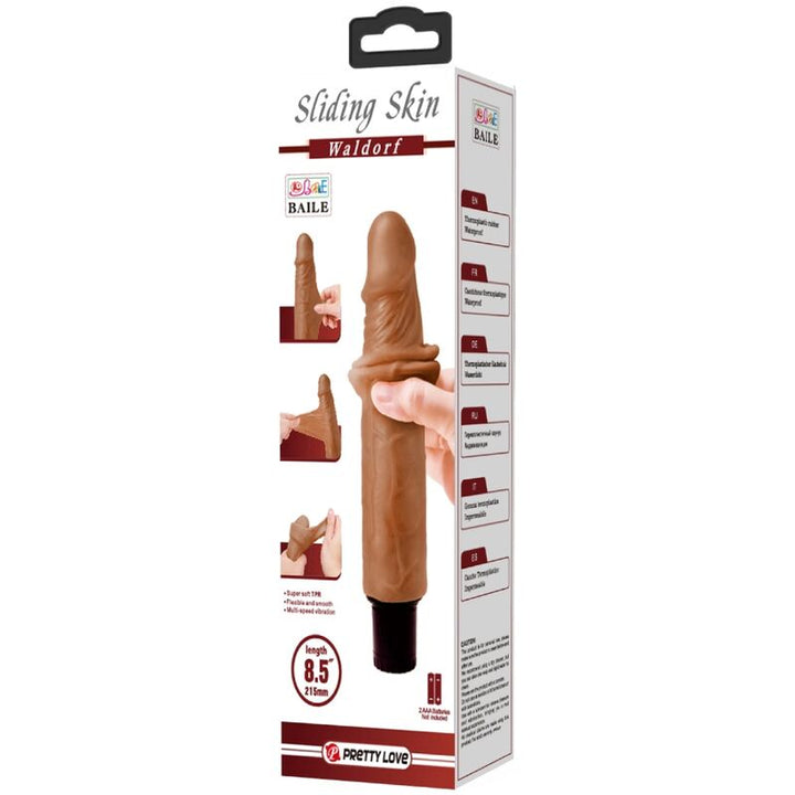 Pretty Love Waldorf Realistic Vibrator — Brown
