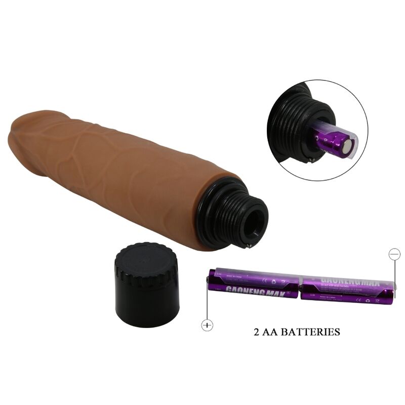 Pretty Love Waldorf Realistic Vibrator — Brown