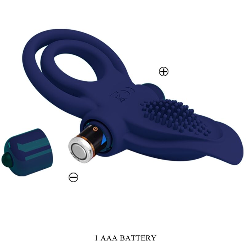 Pretty Love Bronson - Double Ring With Vibration Blue
