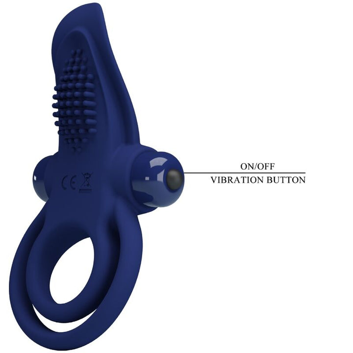 Pretty Love Bronson - Double Ring With Vibration Blue