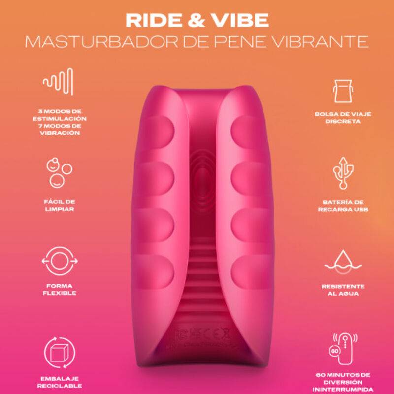 Durex Toy - Ride &amp; Vibe Vibrator Masturbator