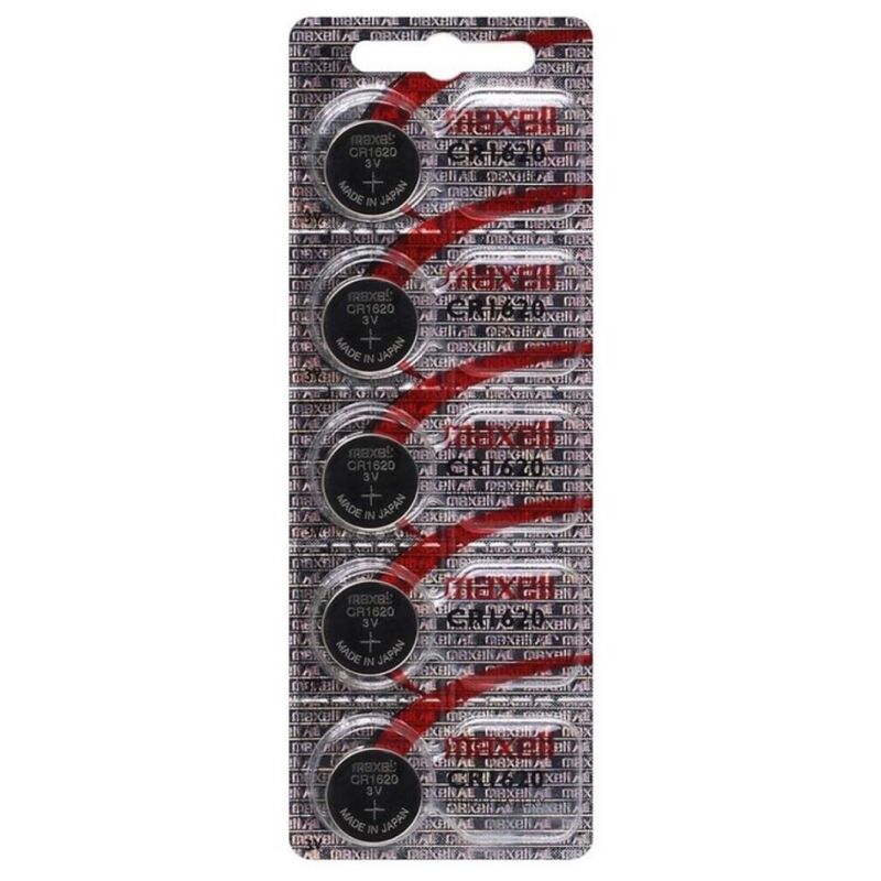 Maxell CR1620 Lithium-Batterie 3V 5er-Pack