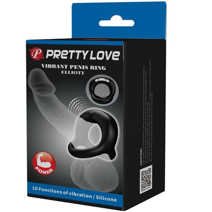 Pretty Love - Elliott Black Vibrator Ring