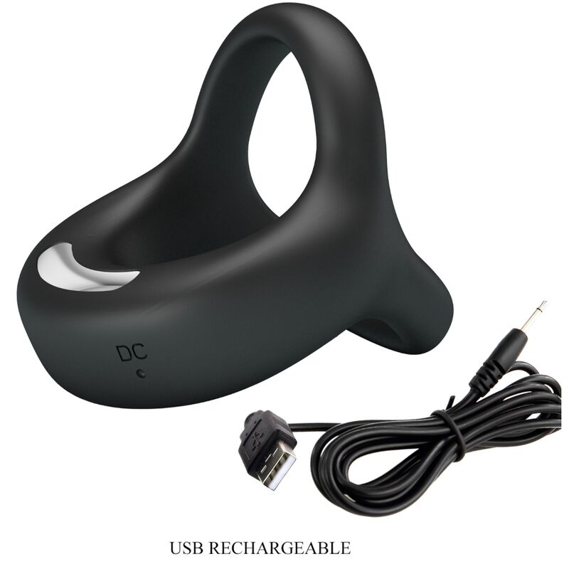 Pretty Love - Elliott Black Vibrator Ring