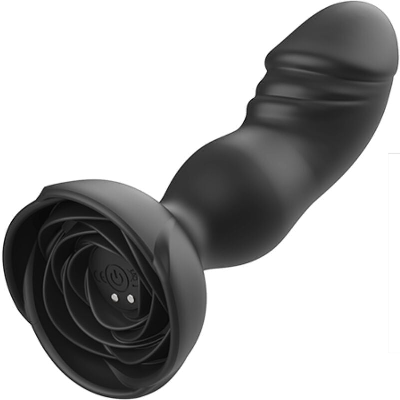 Armony Extreme A Bloom Rose Vibrator Anal Plug — Black