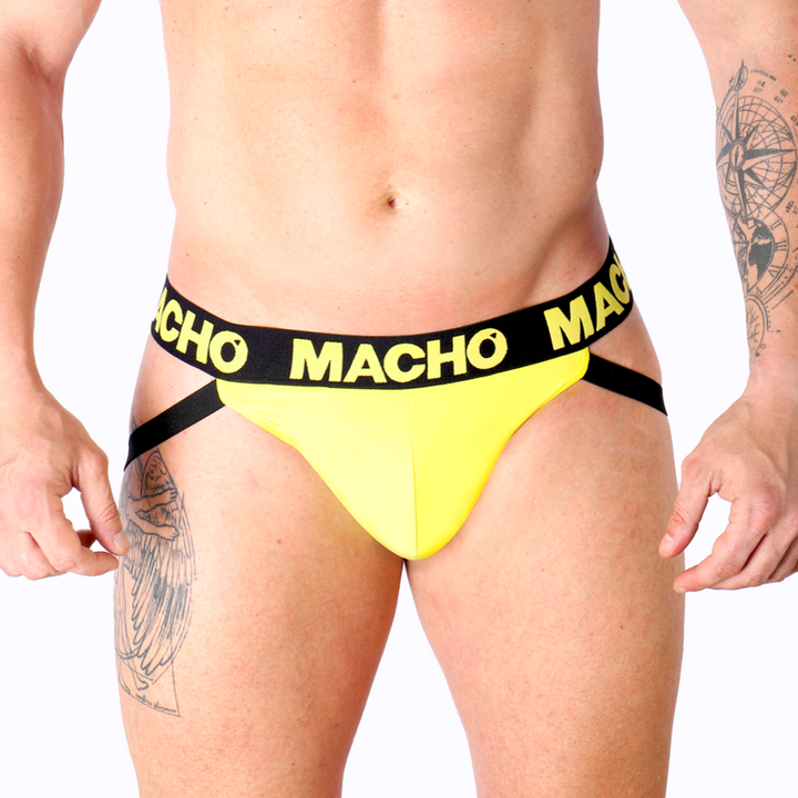 Macho Mx25a - Jock Lycra Yellow S