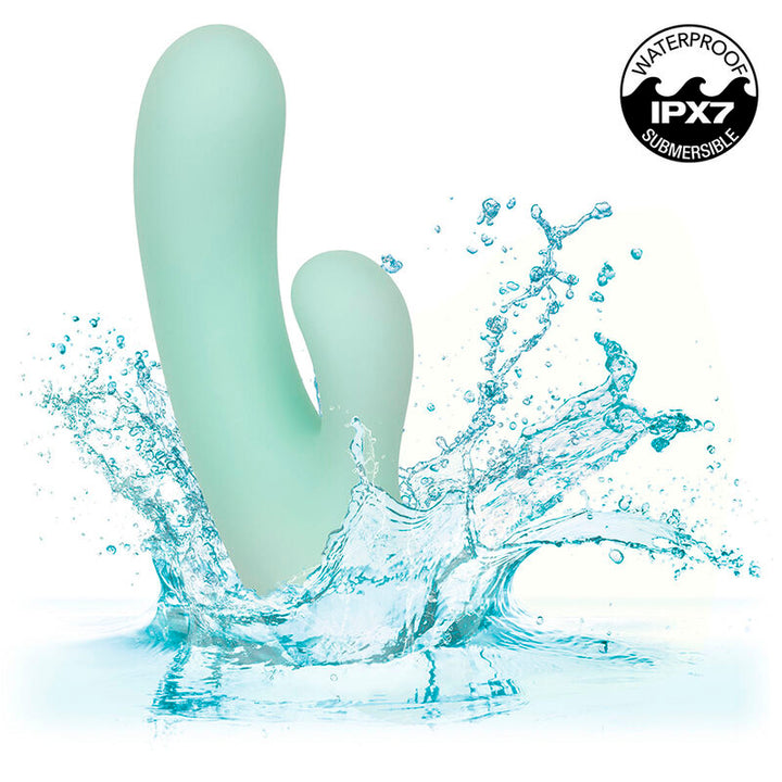 CALEXOTICS - PACIFICA FIJI VIBRATOR &amp; ESTIMULATOR G SPOT 10 VIBRATIONS AQUA