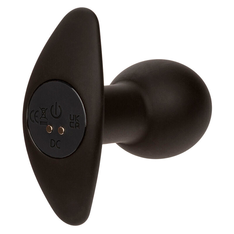 Rock Bottom Anal Plug 10 Vibrations Silicone — Black