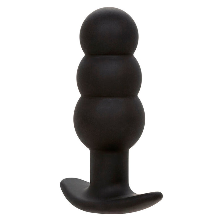 Rock Bottom Beaded Anal Plug 10 Vibrations — Black