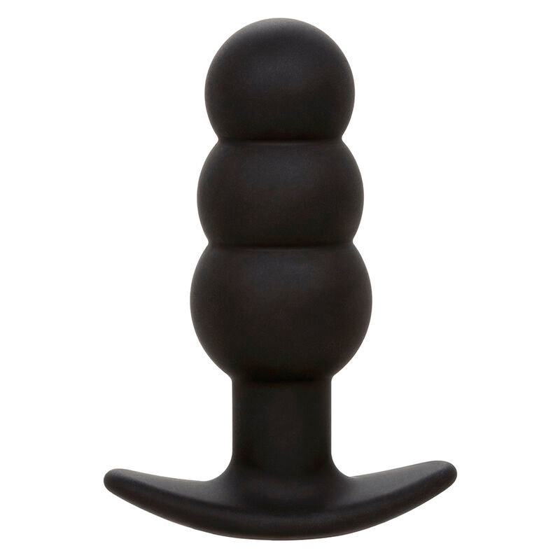 Rock Bottom Beaded Anal Plug 10 Vibrations — Black