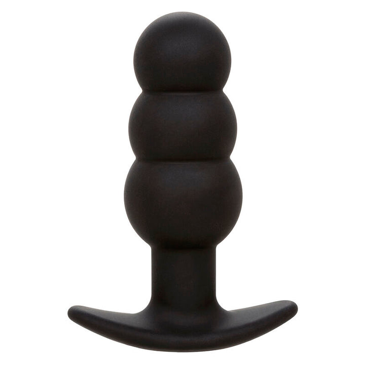Rock Bottom Beaded Anal Plug 10 Vibrations — Black