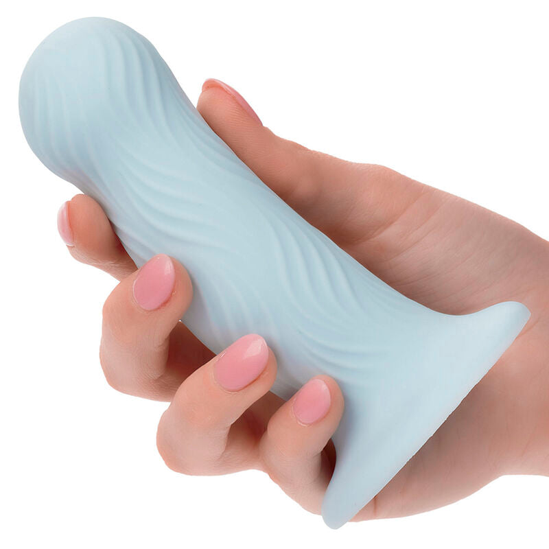 Wave Rider Foam Anal Plug Blue — Blue