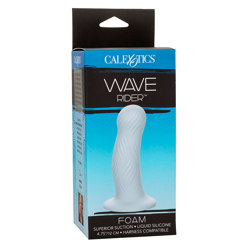 Wave Rider Foam Anal Plug Blue — Blue